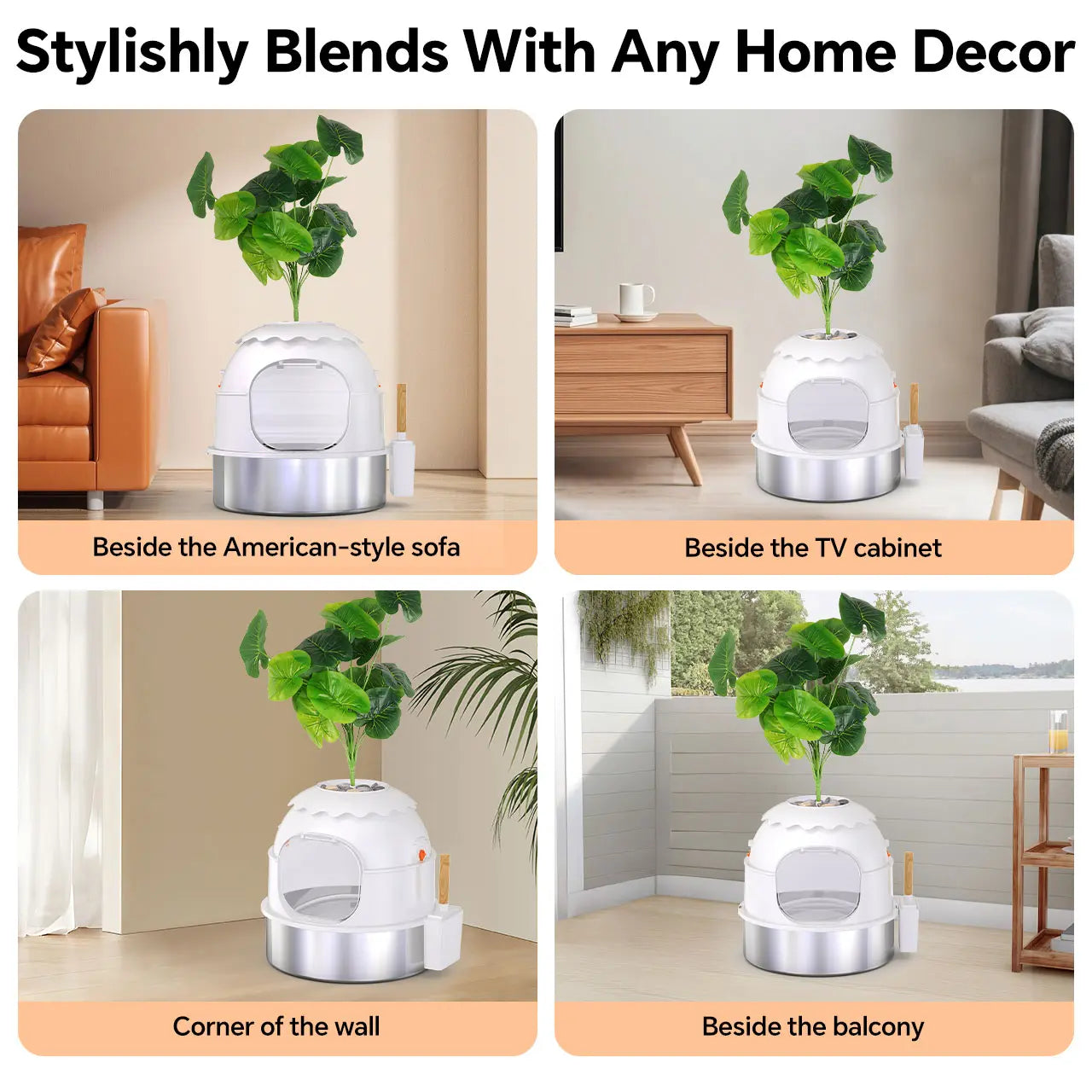 Misofog litter box dimensions and design