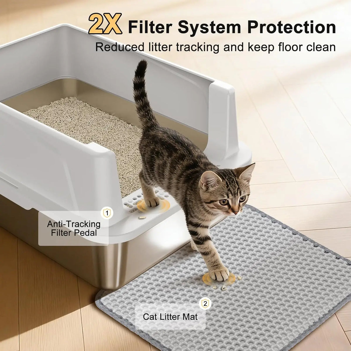Compact metal cat litter box dimensions