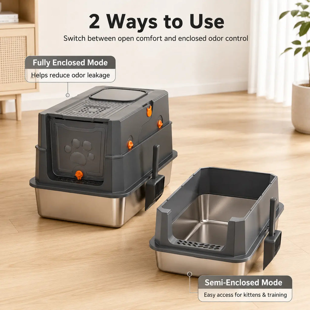 Misofog enclosed litter box accessories